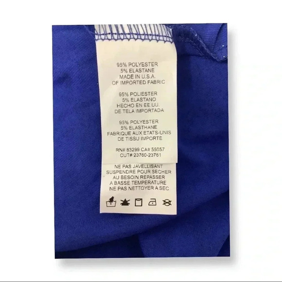 Jump Size Medium Spaghetti Strap Blue Bedazzled Sparkling Dress. New With Tags - Picture 4 of 5